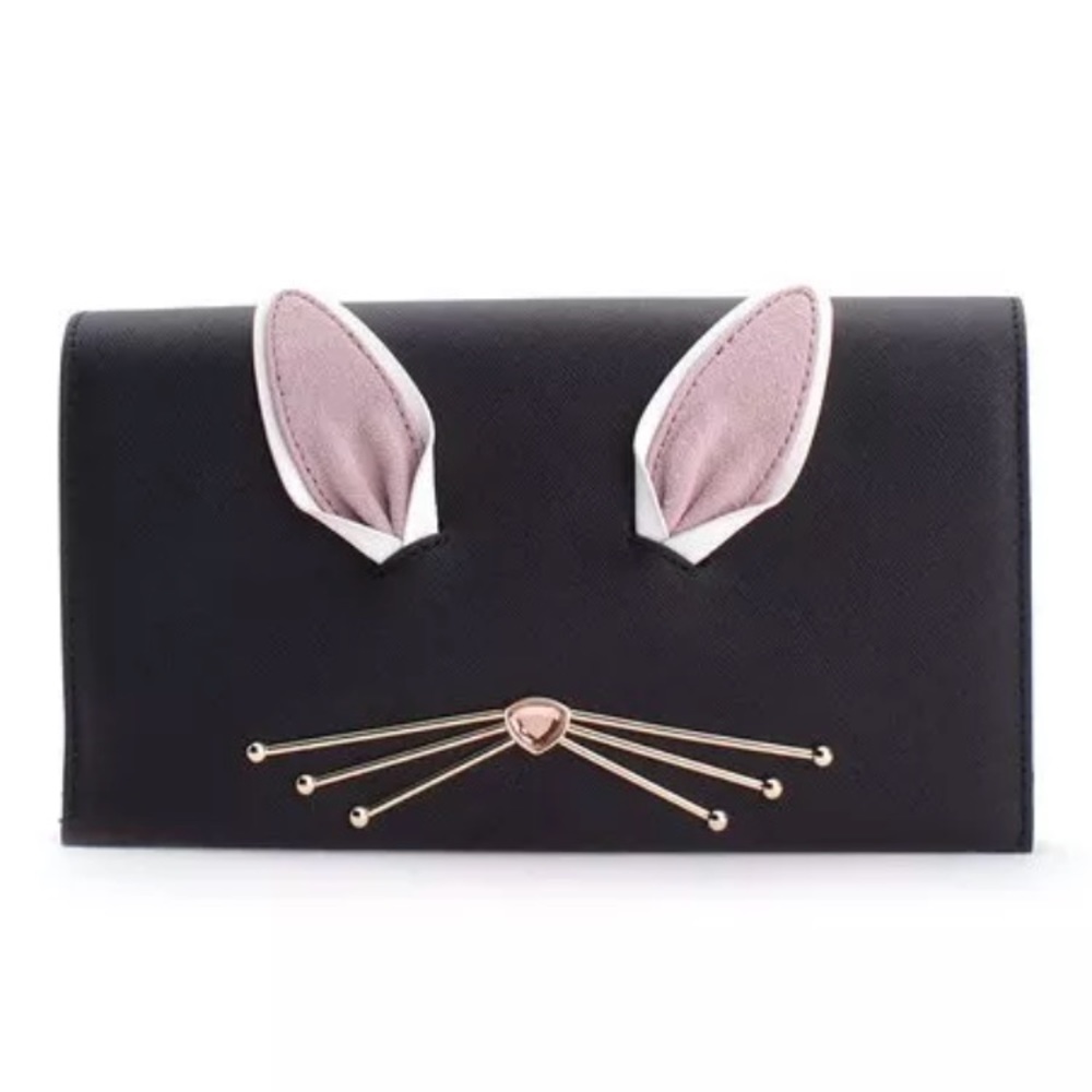 Kate spade hop to it rabbit bunny crossbody clutch